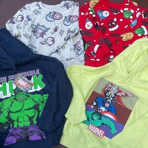 Marvel Kids Hoodies BUNDLE 5-6 yr